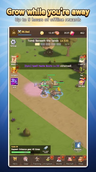 Battle screen